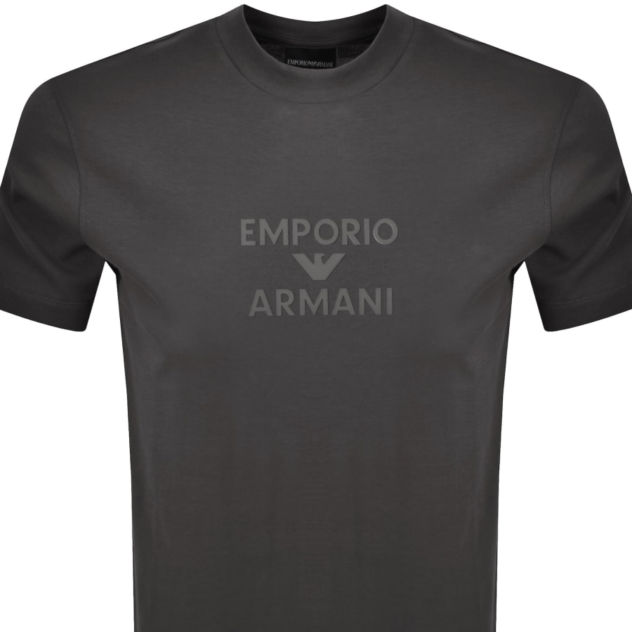 Image number 2 for Emporio Armani Short Sleeve Logo T Shirt Black
