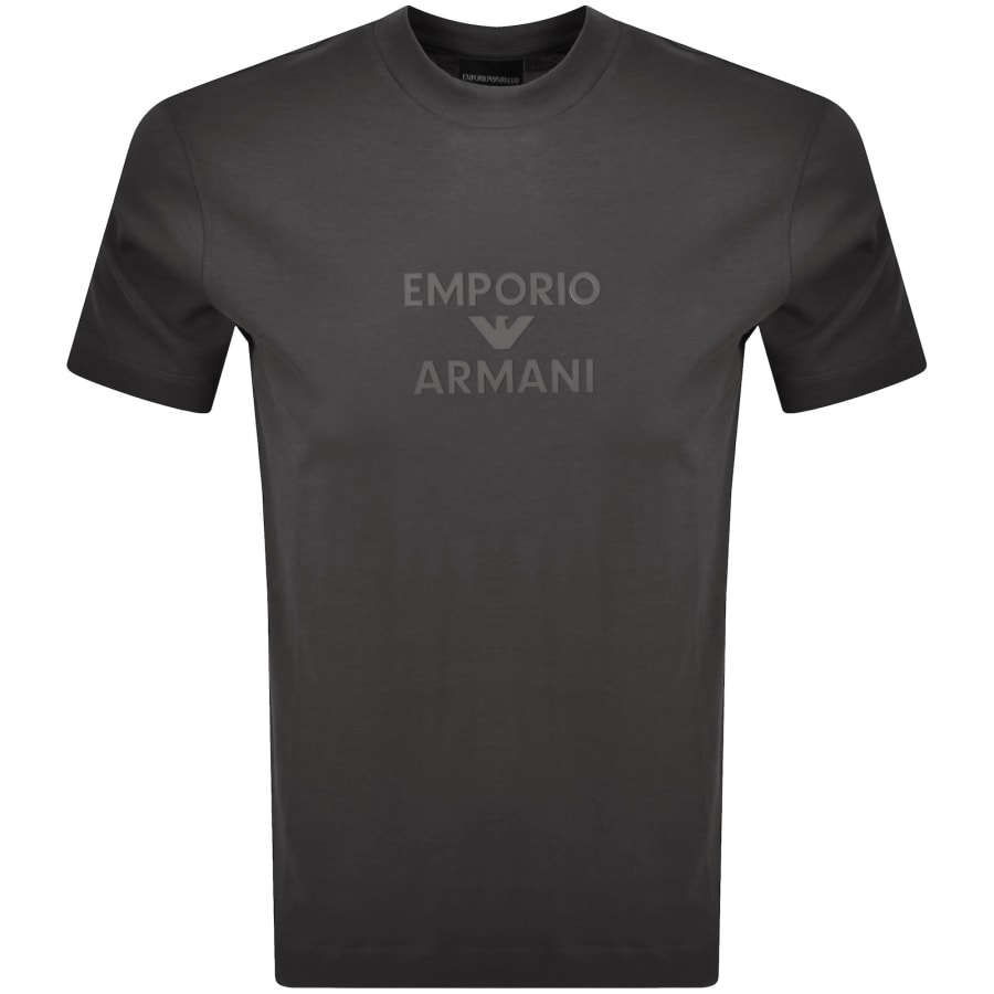 Image number 1 for Emporio Armani Short Sleeve Logo T Shirt Black