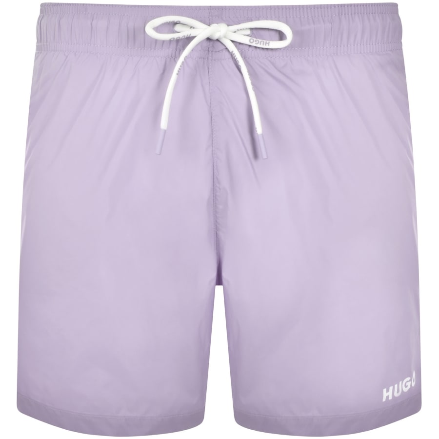 Image number 1 for HUGO Haiti Swim Shorts Purple