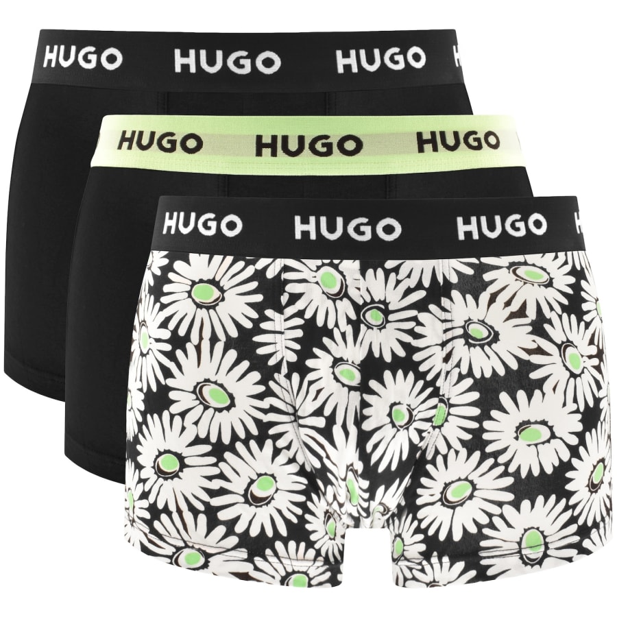 Image number 1 for HUGO 3 Pack Trunks Black