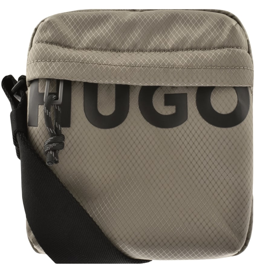 Image number 1 for HUGO Shaun Zip Bag Brown