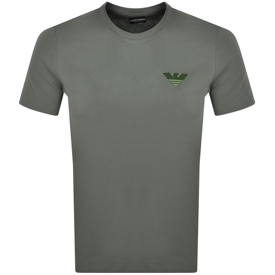 Image number 1 for Emporio Armani Crew Neck T Shirt Green