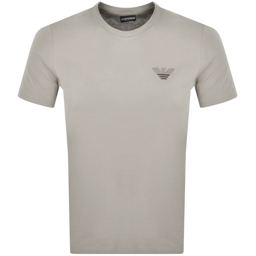 Image number 1 for Emporio Armani Crew Neck T Shirt Beige