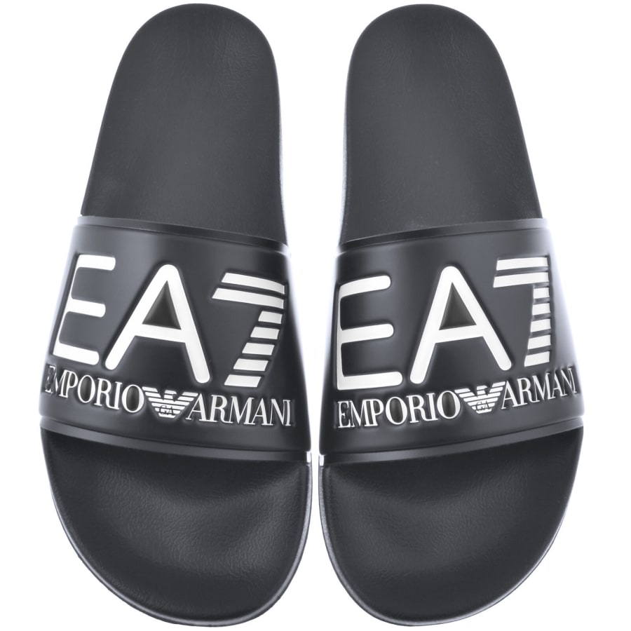 Image number 1 for EA7 Emporio Armani Beach Sliders Navy Blue