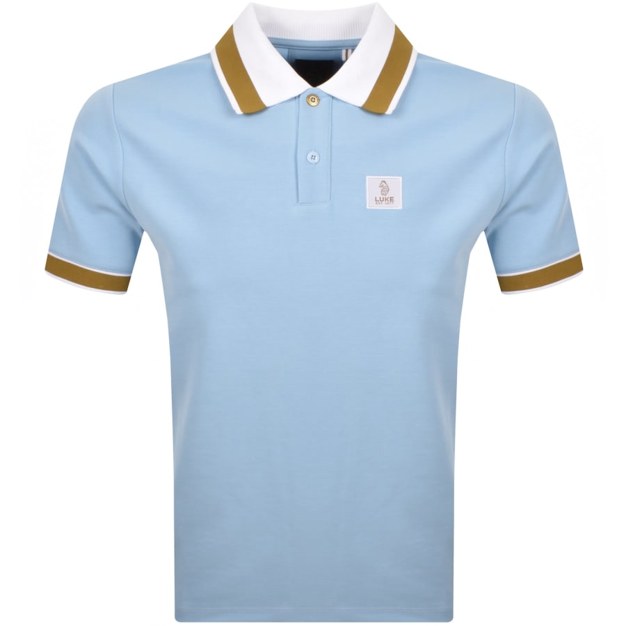 Image number 1 for Luke 1977 Makati Polo T Shirt Blue