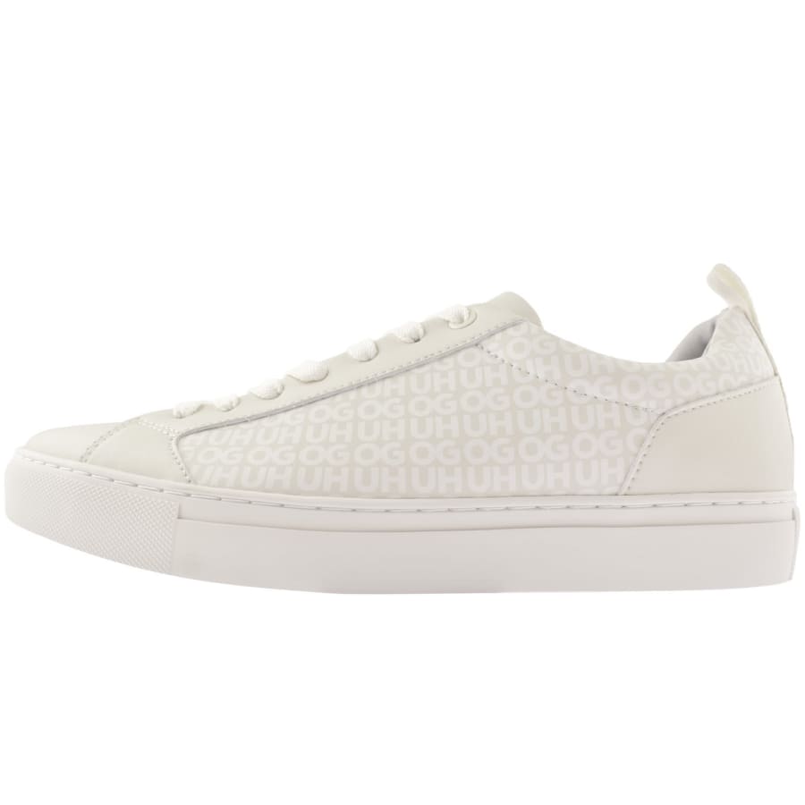 Image number 1 for HUGO Morrie Tennis Trainers Off White
