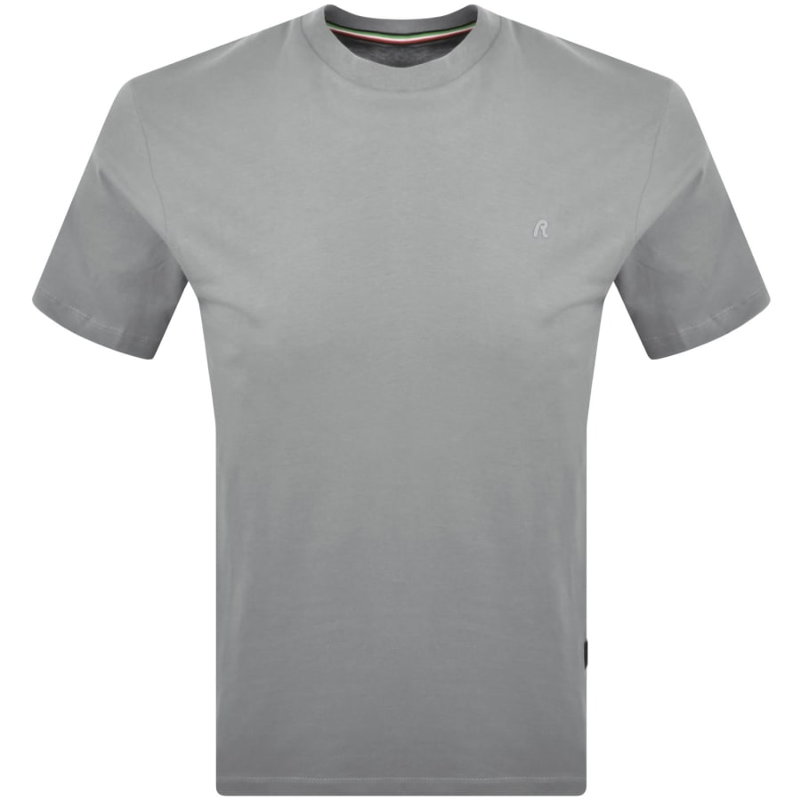 Image number 1 for Replay Small Logo T Shirt Lead Grey