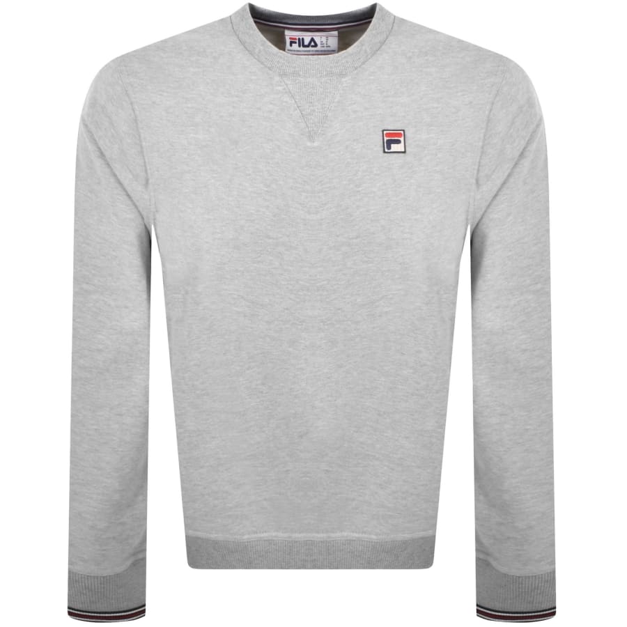 Image number 1 for Fila Vintage Kell Crew Sweatshirt Grey