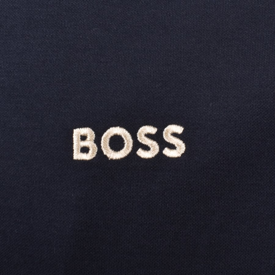Image number 3 for BOSS Full Zip Sweatshirt Dark Blue
