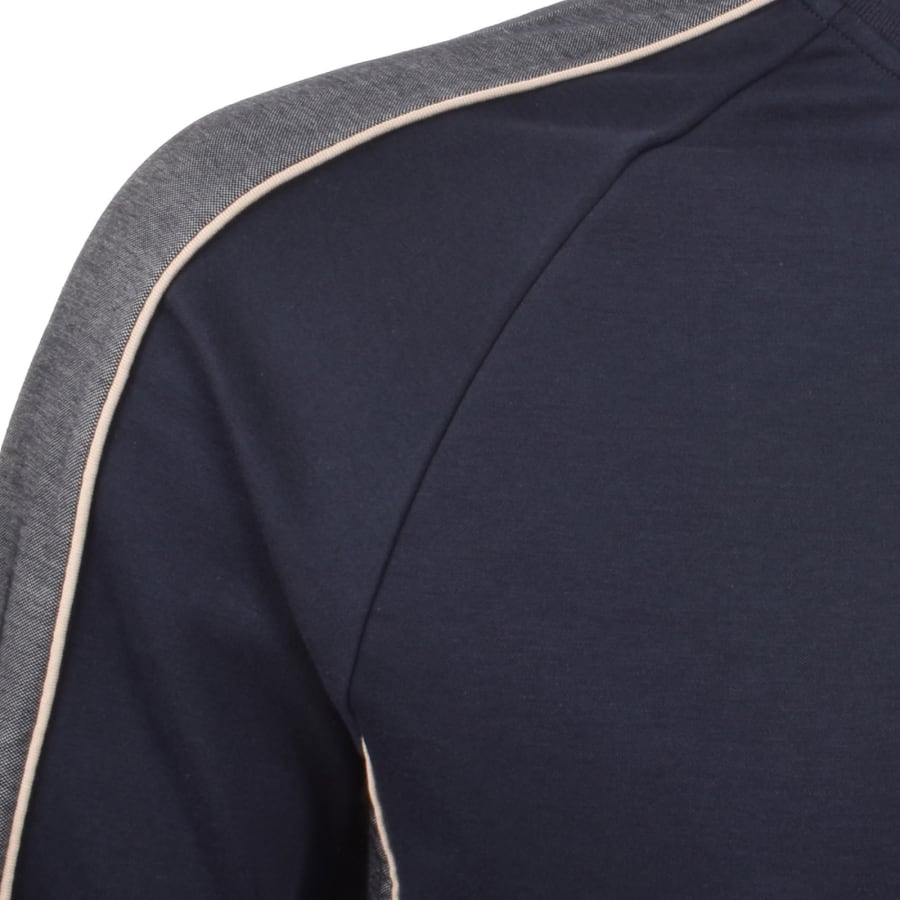 Image number 5 for BOSS Full Zip Sweatshirt Dark Blue