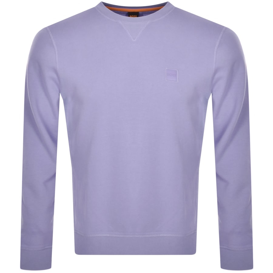 Image number 1 for BOSS Westart 1 Sweatshirt Purple