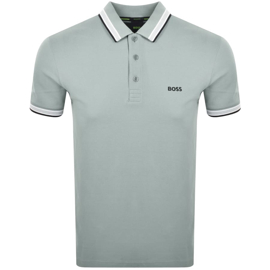 Image number 1 for BOSS Paddy Polo T Shirt Green