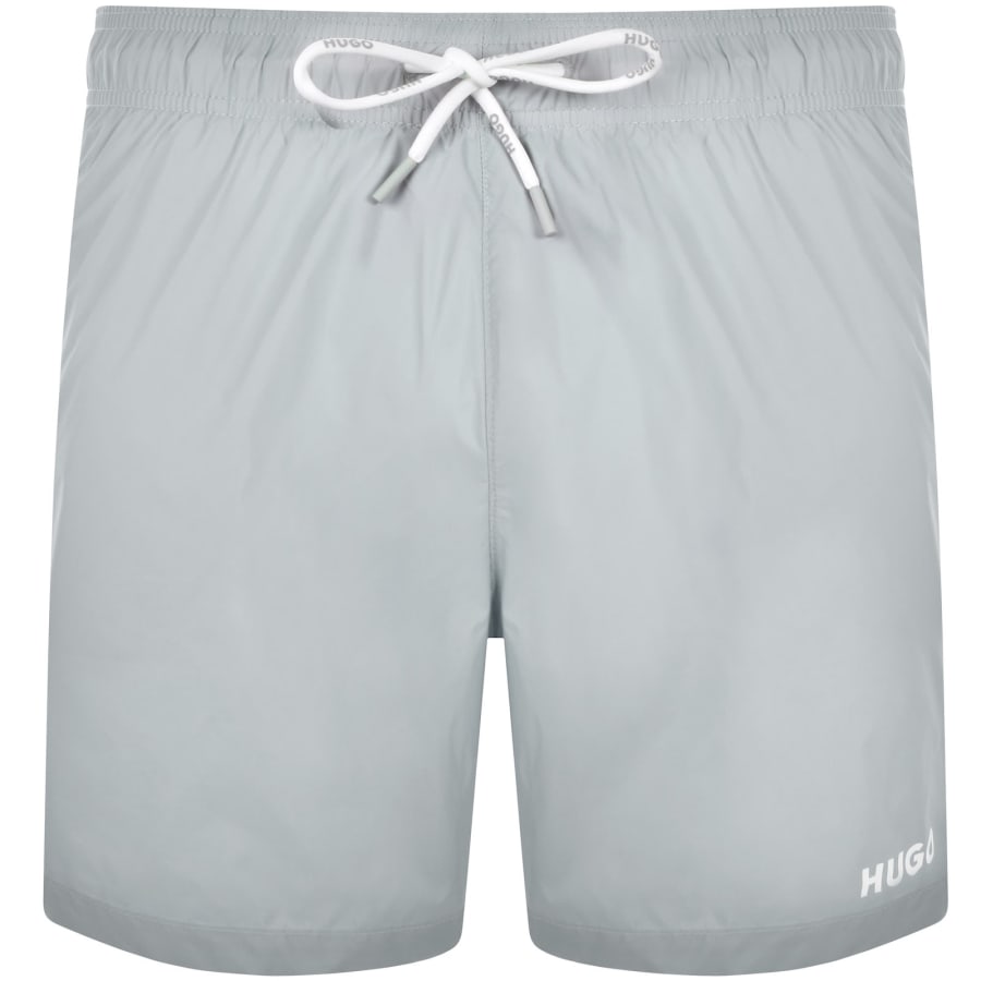 Image number 1 for HUGO Haiti Swim Shorts Grey