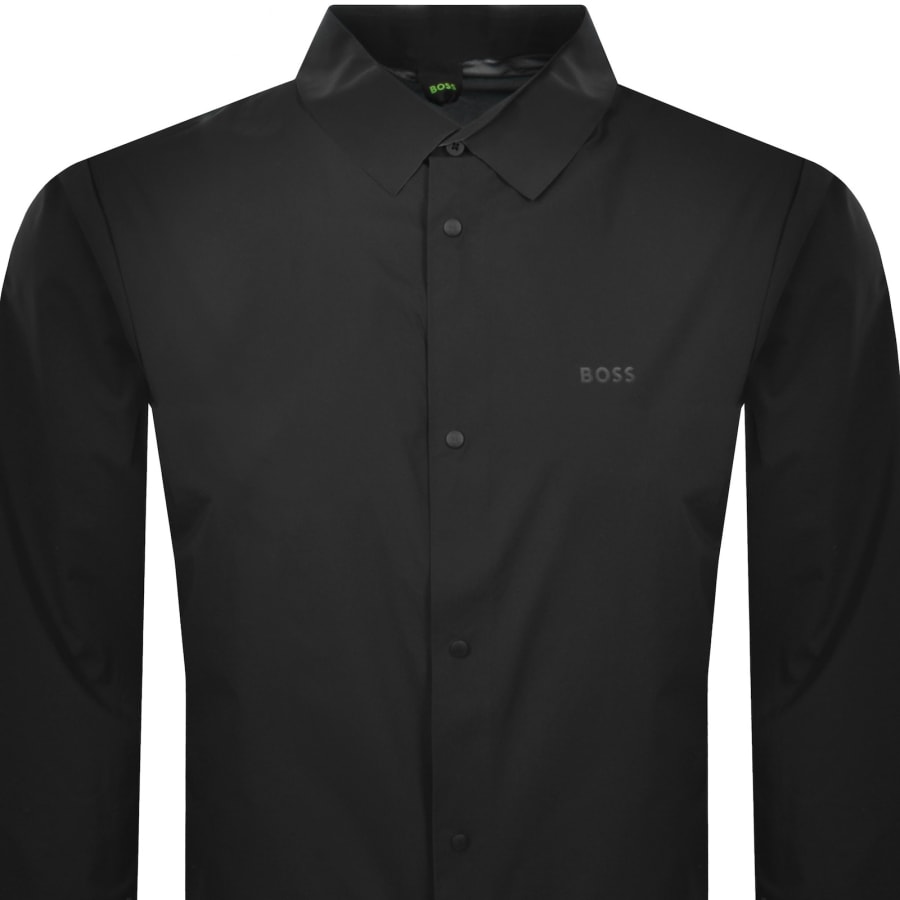 Image number 2 for BOSS L Sol Overshirt Black