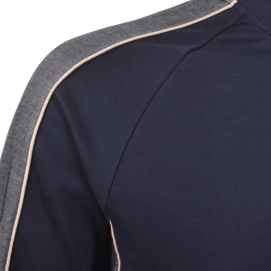 Image number 4 for BOSS Full Zip Sweatshirt Blue
