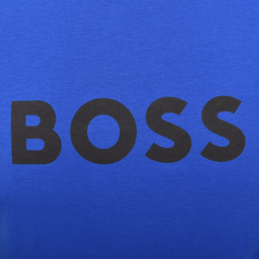 Image number 3 for BOSS Logo T Shirt Blue