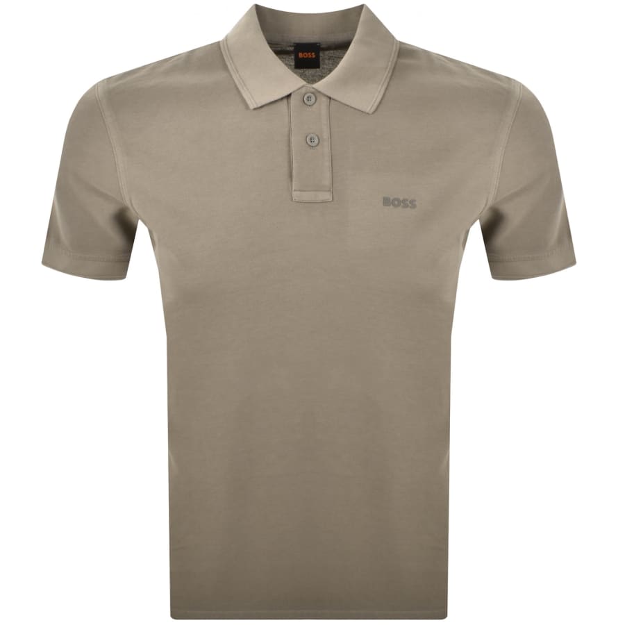 Image number 1 for BOSS Prime Polo T Shirt Beige