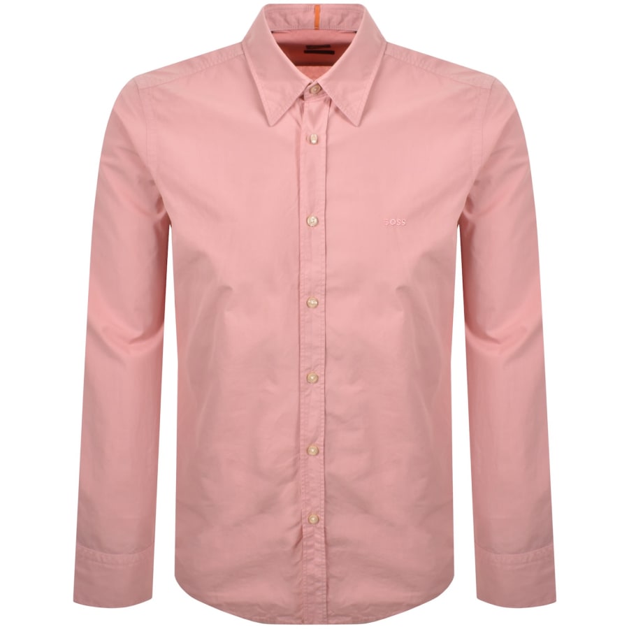 Image number 1 for BOSS Relegant 6 Regular Fit Shirt Pink