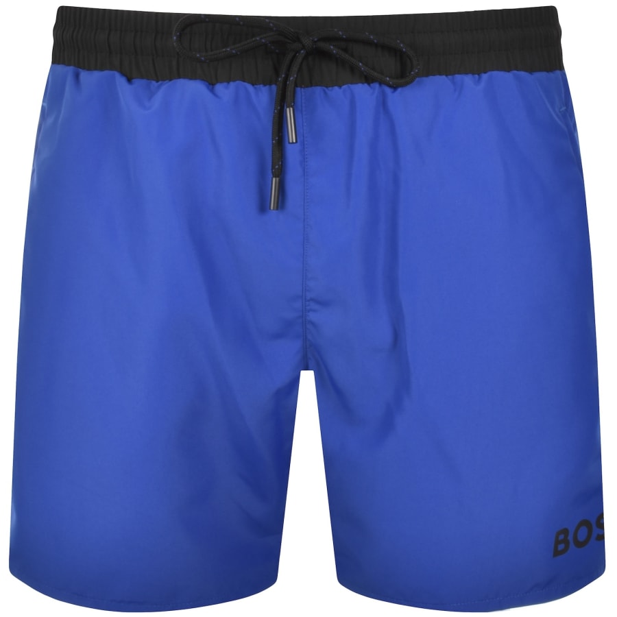 Image number 1 for BOSS Starfish Swim Shorts Blue