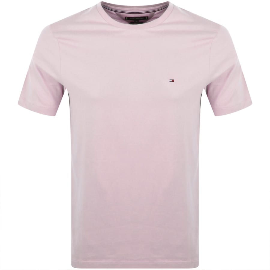 Image number 1 for Tommy Hilfiger Essential Solid T Shirt Pink