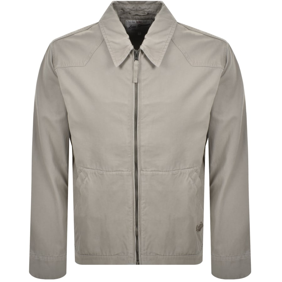 Image number 1 for Levis Denim Polk Jacket Dark Khaki