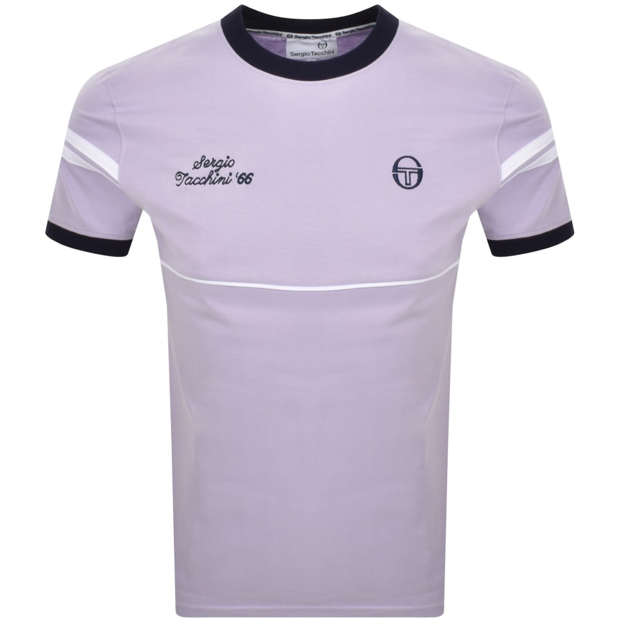 Image number 1 for Sergio Tacchini Orion Davis T Shirt Purple