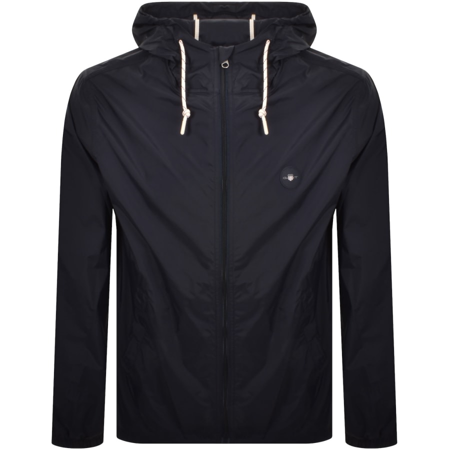 Image number 1 for Gant Packable Windbreaker Evening Blue