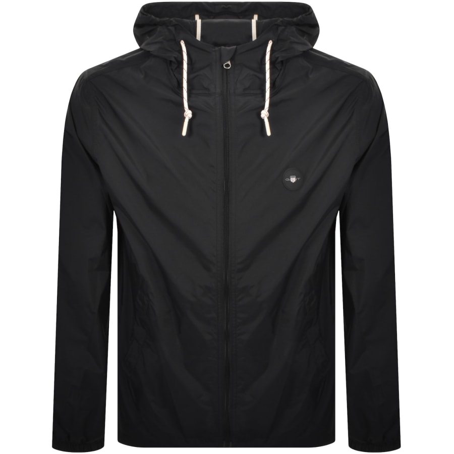 Image number 1 for Gant Packable Windbreaker Black