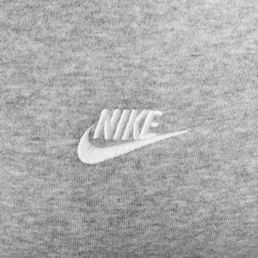 Image number 3 for Nike Club Hoodie Grey