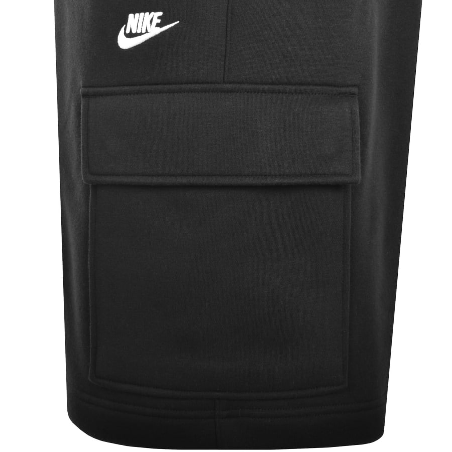 Image number 4 for Nike Club Logo Cargo Shorts Black