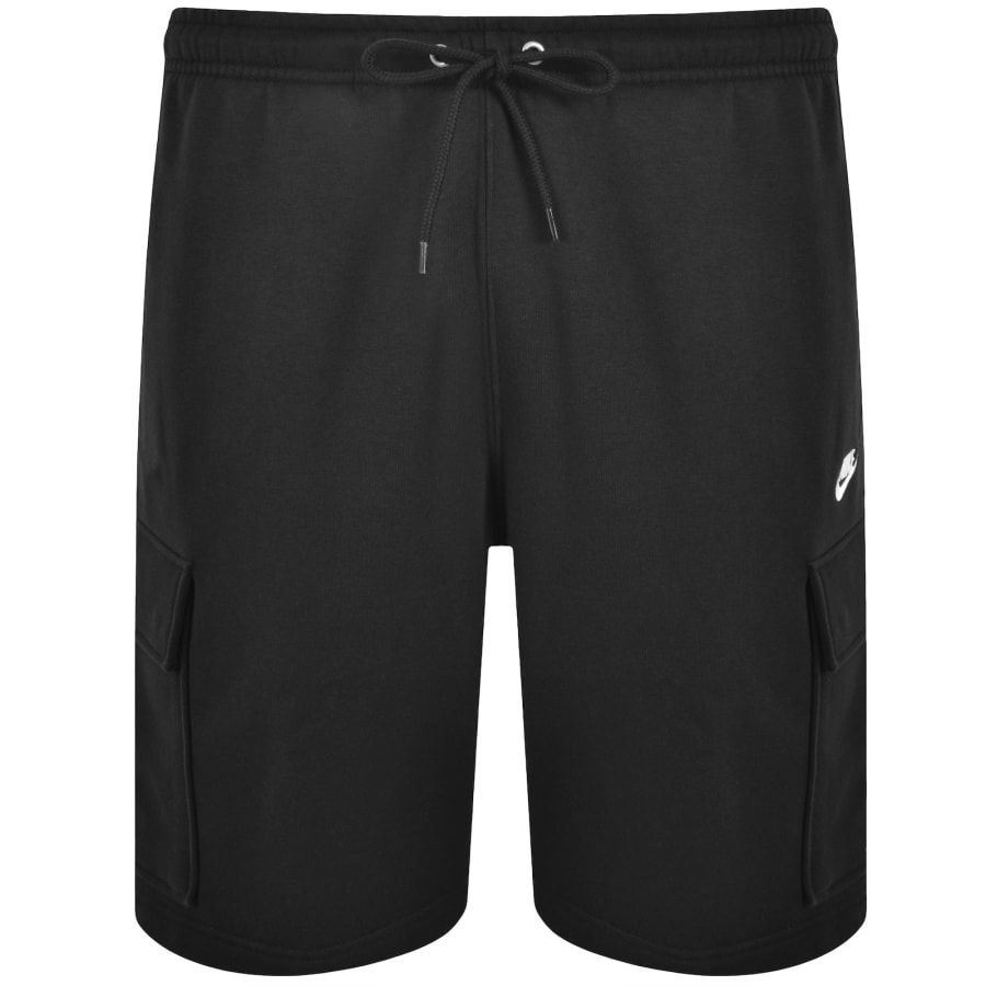 Image number 1 for Nike Club Logo Cargo Shorts Black