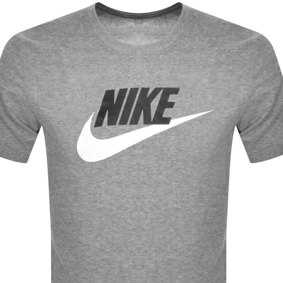 Image number 2 for Nike Futura Icon T Shirt Grey