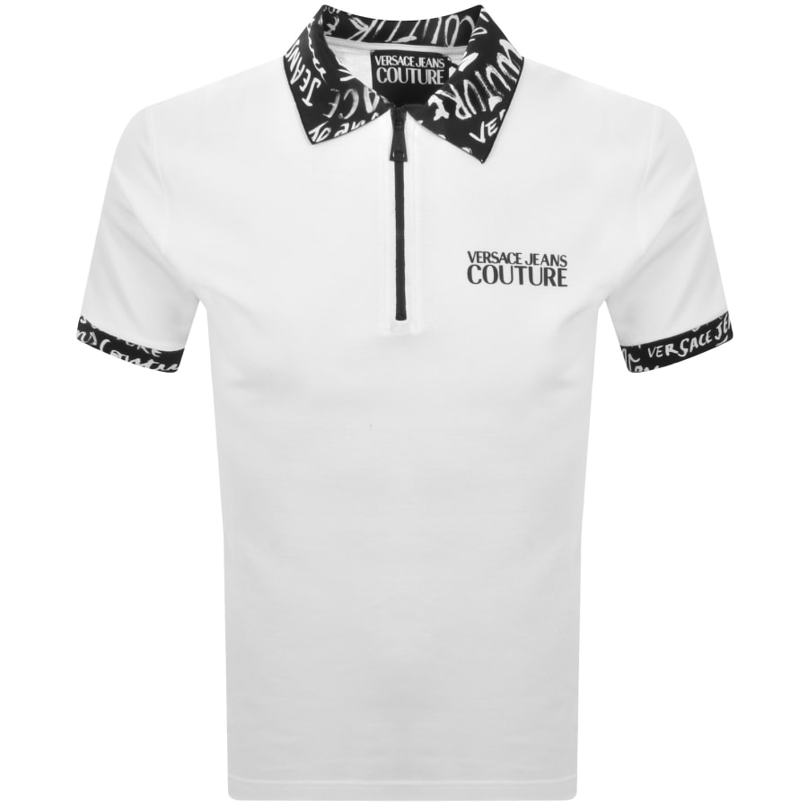 Image number 1 for Versace Jeans Couture Mania Polo T Shirt White