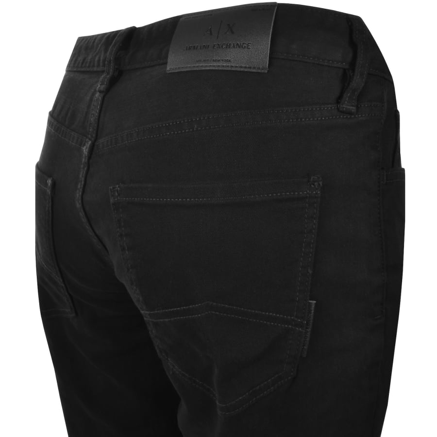 Image number 4 for Armani Exchange J14 Slim Fit Jeans Black