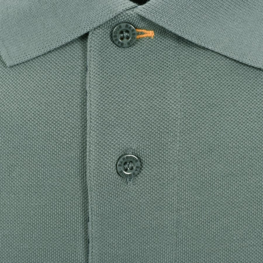 Image number 4 for Barbour Pique Polo T Shirt Green