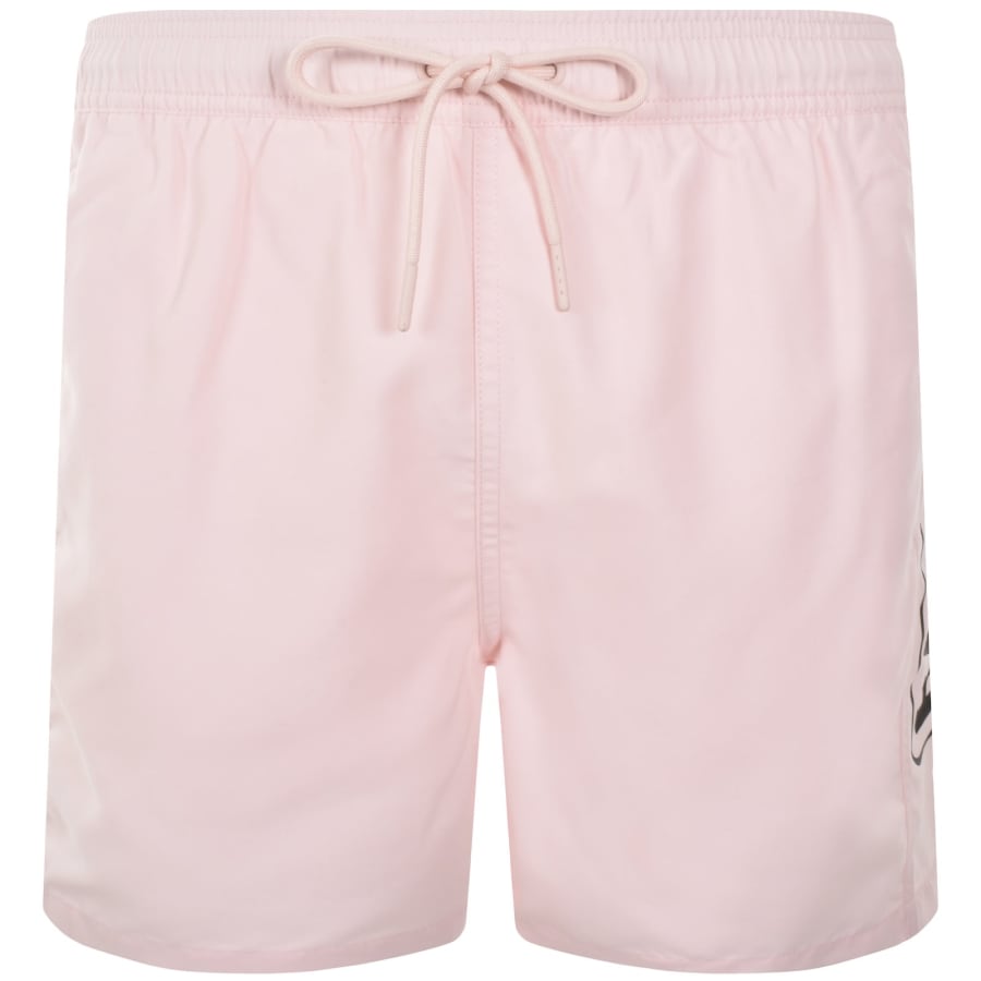 Image number 2 for Barbour International Logo Swim Shorts Pink