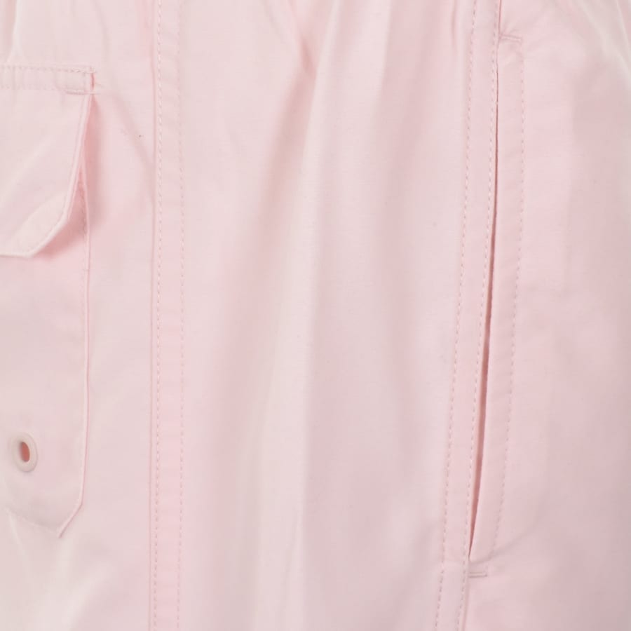 Image number 5 for Barbour International Logo Swim Shorts Pink