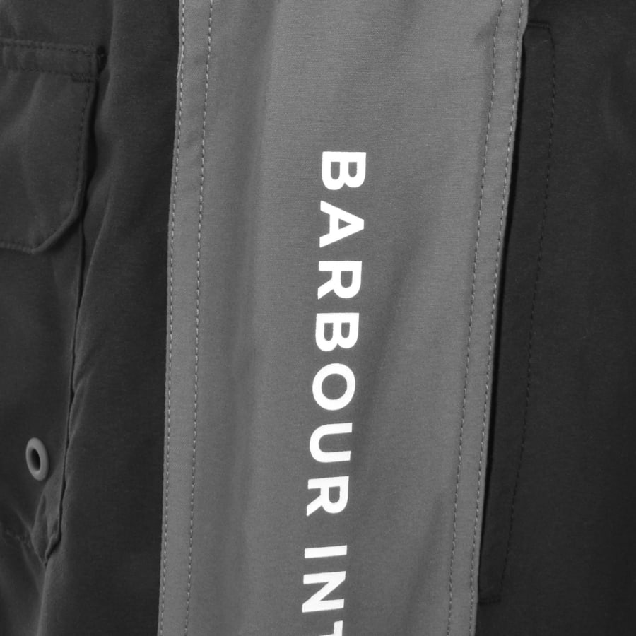 Image number 5 for Barbour International Logo Swim Shorts Black
