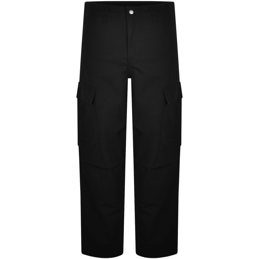 Image number 2 for Carhartt WIP Cargo Trousers Black
