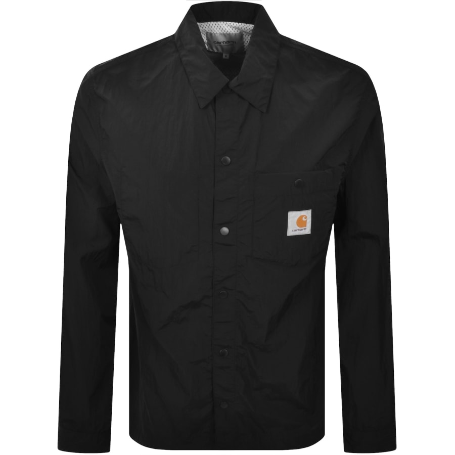 Image number 1 for Carhartt WIP Canby Overshirt Black
