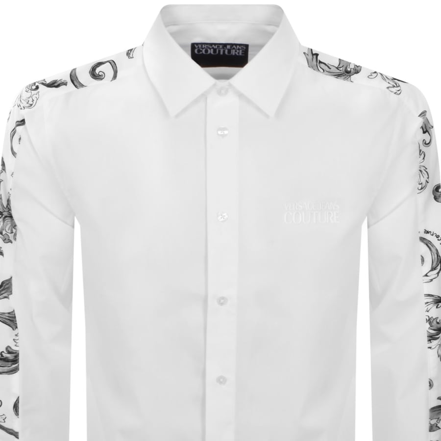 Image number 2 for Versace Jeans Couture Barocco Shirt White