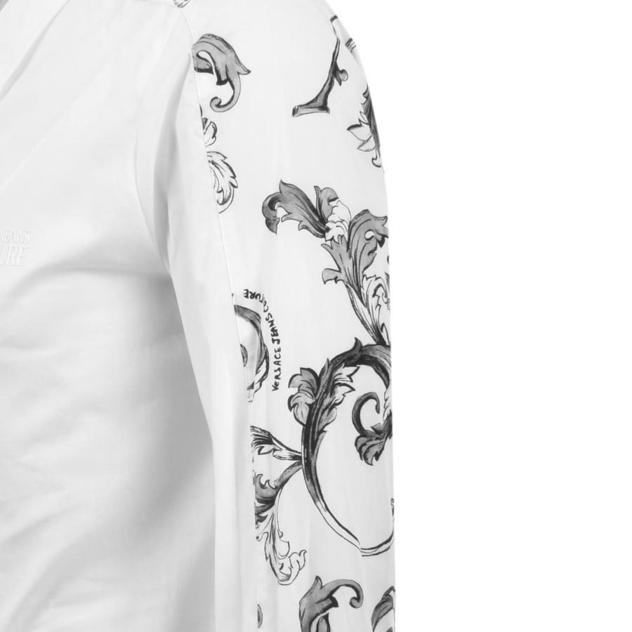 Image number 4 for Versace Jeans Couture Barocco Shirt White