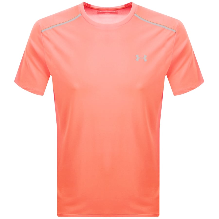 Image number 1 for Under Armour Tech Reflective T Shirt Orange