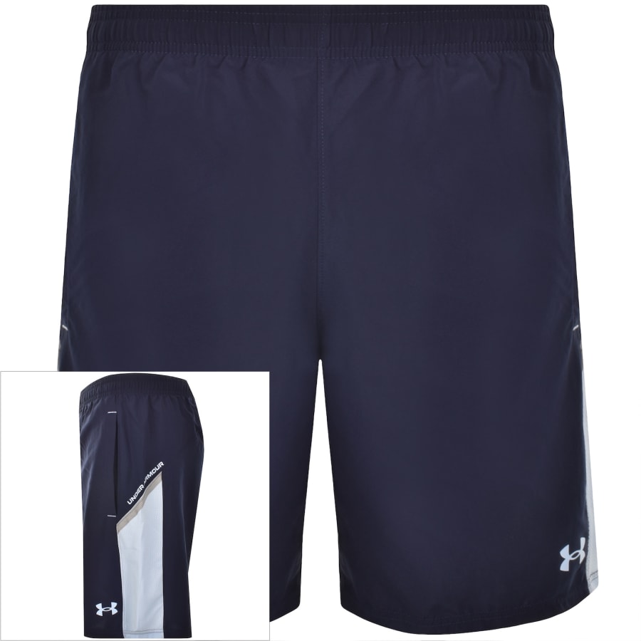 Image number 1 for Under Armour Logo Shorts Navy