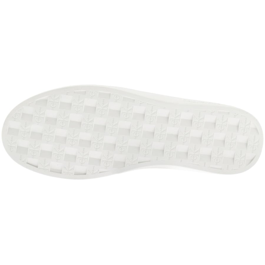 Image number 5 for Calvin Klein Jeans Classic Cupsole Trainers White