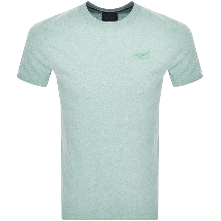Image number 1 for Superdry Logo Emblem T Shirt Green