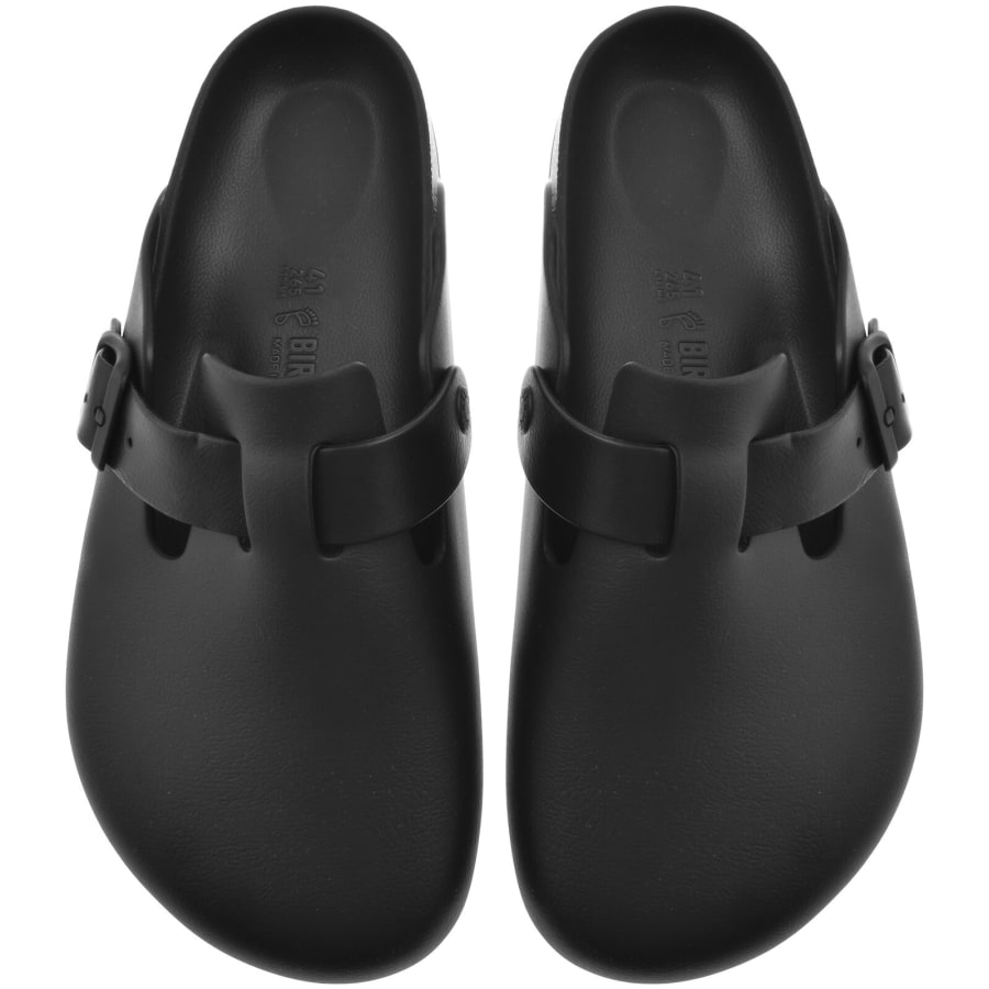 Image number 2 for Birkenstock Boston EVA Mules Black