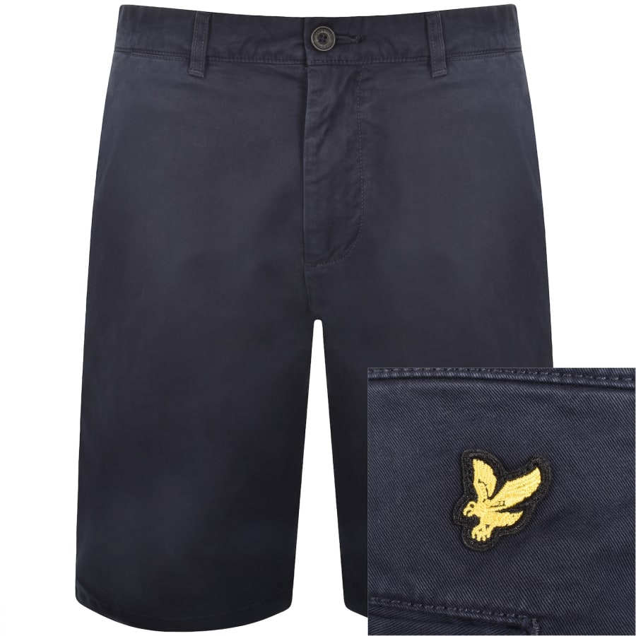 Image number 1 for Lyle And Scott Chino Shorts Navy