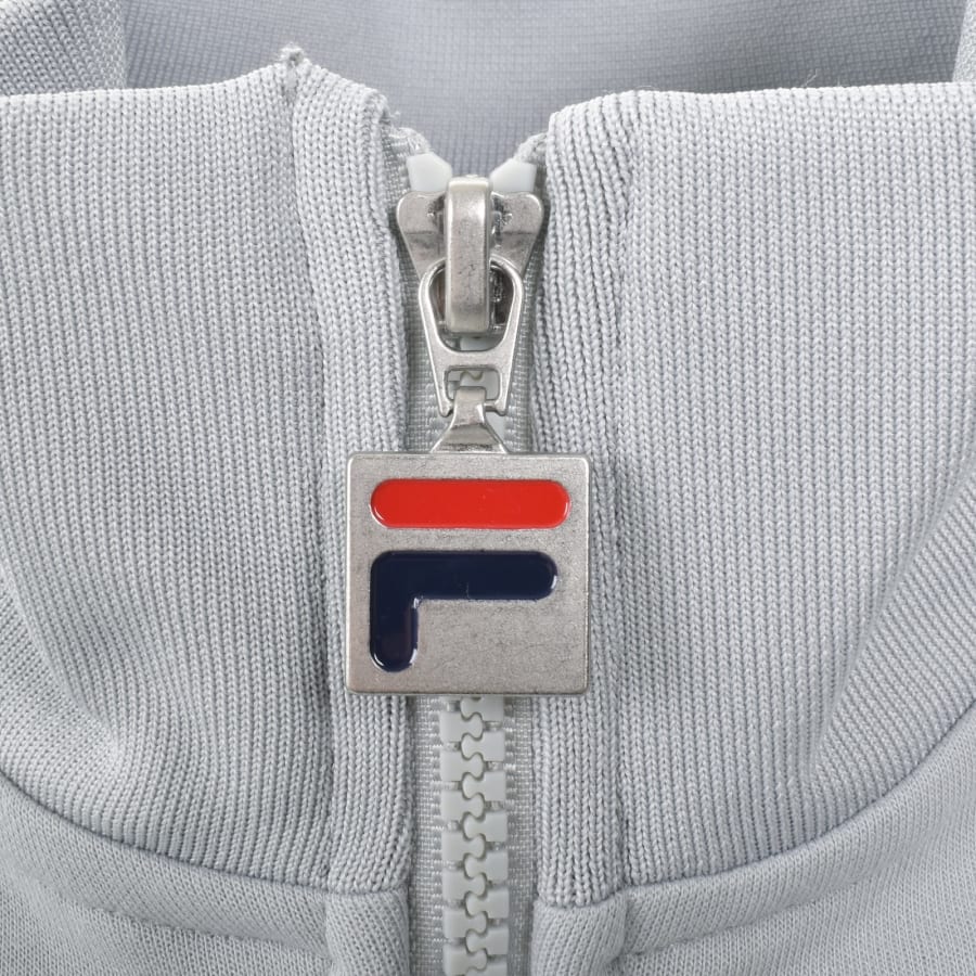 Image number 4 for Fila Vintage Vasco Full Zip Track Top Grey