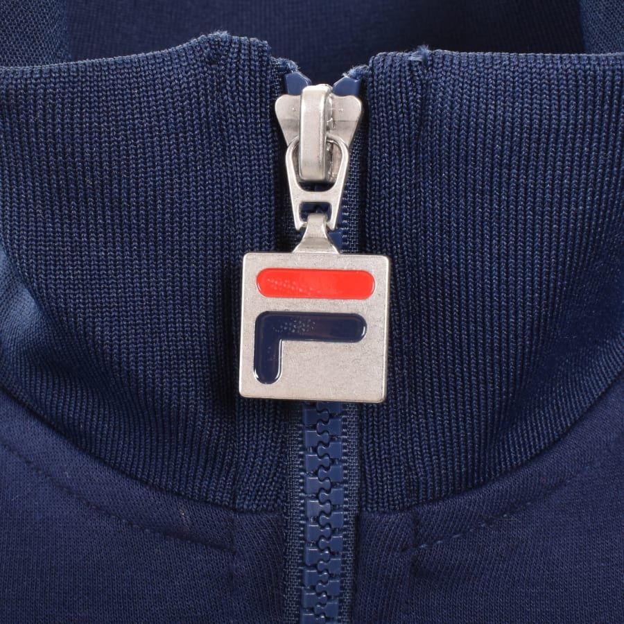 Image number 4 for Fila Vintage Vasco Full Zip Track Top Navy